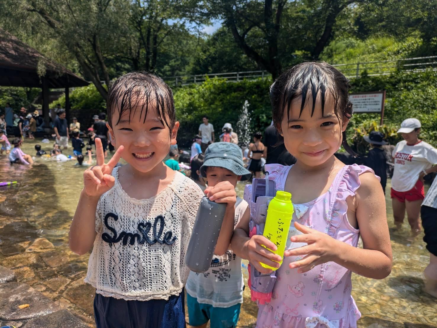 横浜こどもの国にて「水遊び」遠足開催