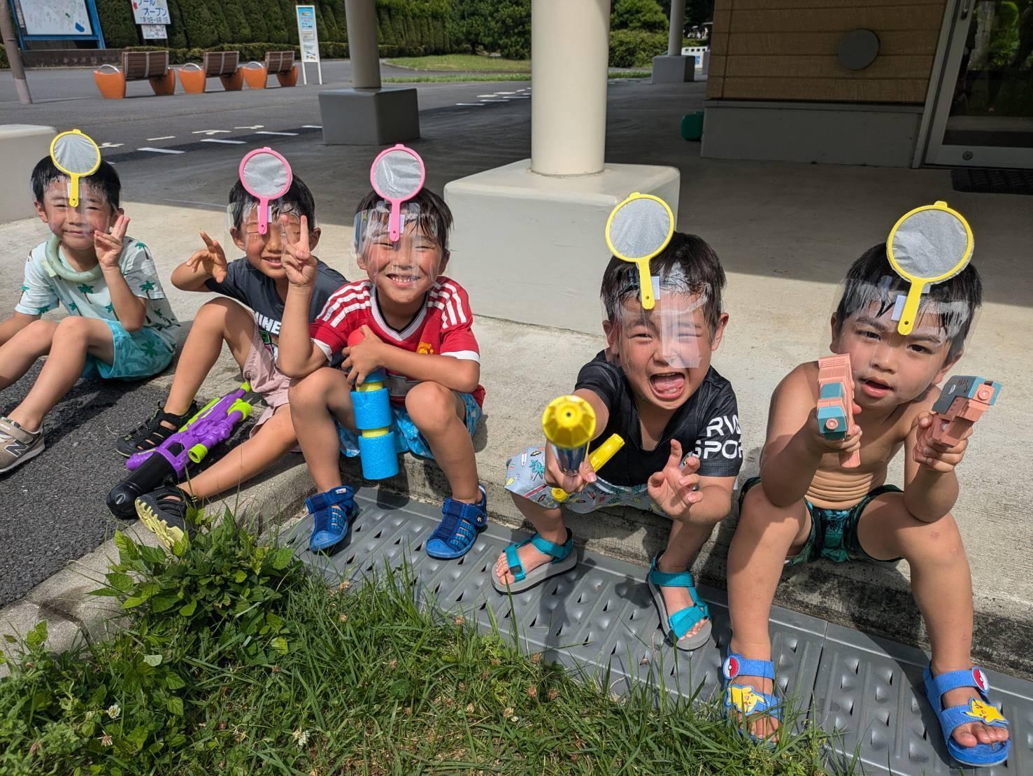 横浜こどもの国にて「水遊び」遠足開催